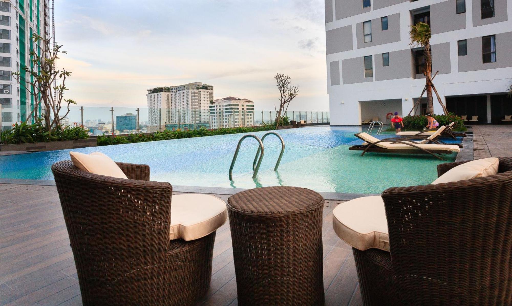 Min' Apartment - Rivergate Residence Downtown Bui Vien - Free Pool Ho Chi Minh City Exterior photo